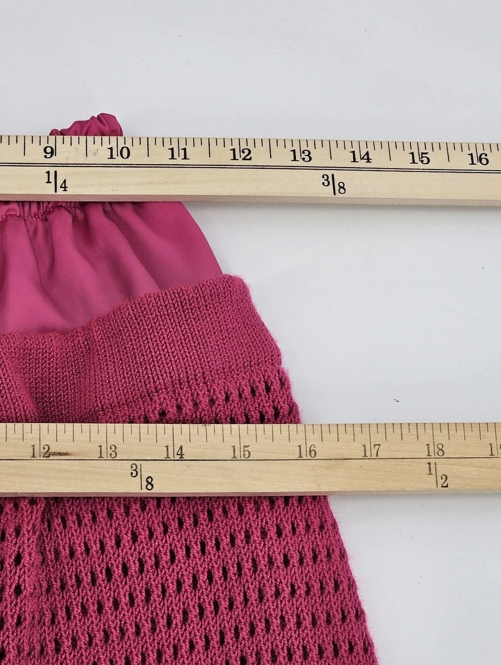 Saudade De Voce Wide Leg Knit Pant Hot Pink Women's Size M Summer Beach Vacation - Picture 6 of 12